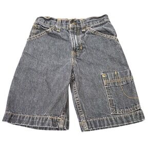Bugle Boy Carpenter Shorts Boy's Size 5R Dark Wash Vintage Denim Style